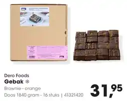 Hanos Dero Foods Gebak aanbieding