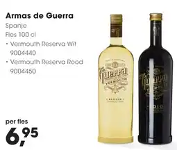 Hanos Armas de Guerra aanbieding