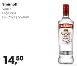 Hanos Smirnoff Vodka aanbieding
