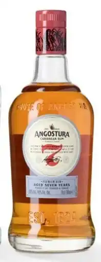 Hanos Angostura Tobago 7 YO aanbieding