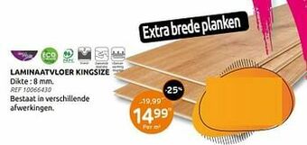 Brico Laminaatvloer kingsize aanbieding