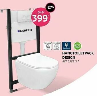 Brico Hangtoiletpack design aanbieding