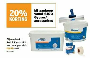 GAMMA Roll + finish aanbieding