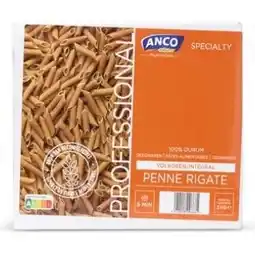 Hanos Anco Professional Volkoren Pasta Penne aanbieding