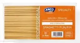 Hanos Anco Professional Volkoren Pasta Spaghetti aanbieding