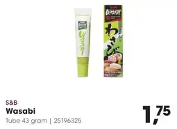 Hanos S&B Wasabi aanbieding