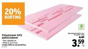 GAMMA Polystyreen xps geëxtrudeerd aanbieding