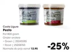 Hanos Costa Ligure Pesto aanbieding