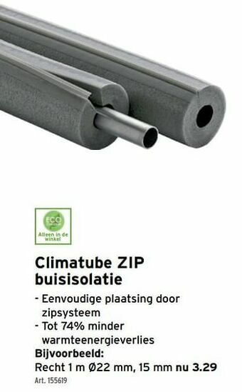 GAMMA Climatube zip buisisolatie aanbieding