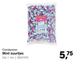 Hanos Candyman Mint zuurtjes aanbieding
