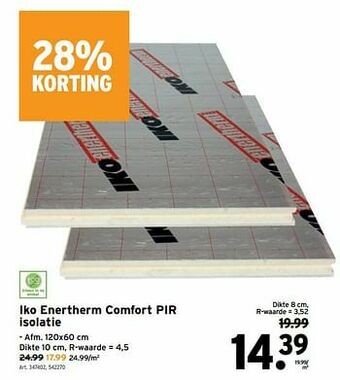GAMMA Iko enertherm comfort pir isolatie aanbieding