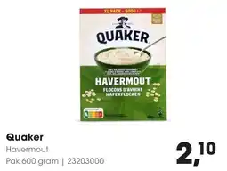 Hanos Quaker Havermout aanbieding
