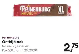 Hanos Peijnenburg Ontbijtkoek aanbieding