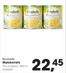 Hanos Bonduelle Maiskorrels aanbieding