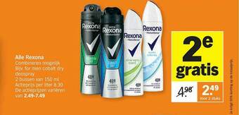 Albert Heijn Rexona aanbieding