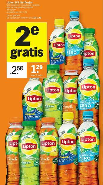 Albert Heijn Lipton Ice Tea aanbieding