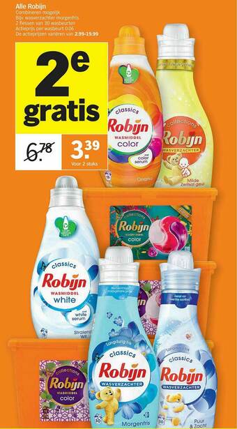 Albert Heijn Robijn aanbieding