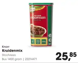 Hanos Knorr Kruidenmix Stoofvlees aanbieding