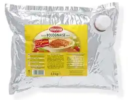 Hanos Manna Bolognaisesaus Resto 25% Extra Vlees aanbieding