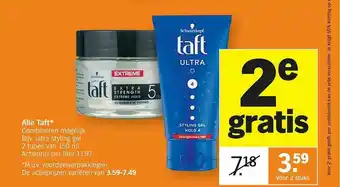 Albert Heijn Taft Styling Gel aanbieding