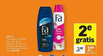 Albert Heijn Fa aanbieding