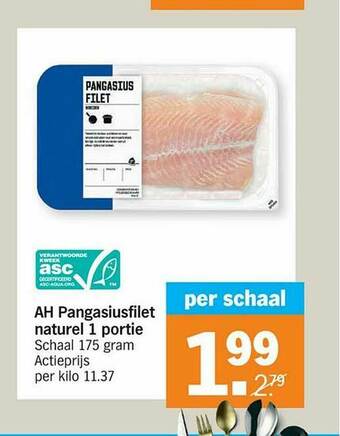 Albert Heijn Ah Pangasiusfilet aanbieding