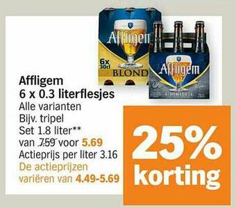 Albert Heijn Affligem aanbieding