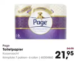 Hanos Page Toiletpapier Kussenzacht aanbieding