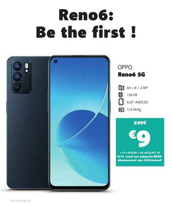 Base Oppo Reno6 5g aanbieding