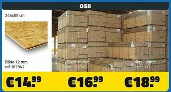 Bouwcenter Frans Vlaeminck Osb aanbieding