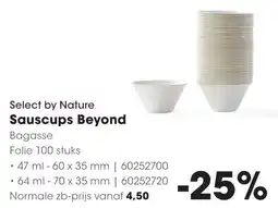 Hanos Select by Nature Sauscups Beyond aanbieding