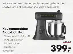 Hanos Keukenmachine Blackbolt Pro aanbieding