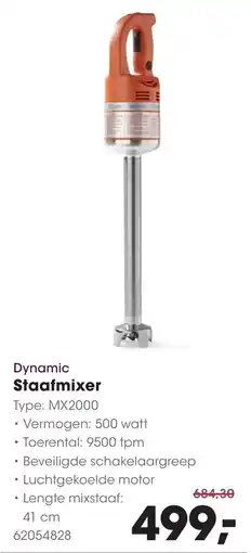 Hanos Dynamic Staafmixer aanbieding