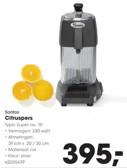 Hanos Santos Citruspers aanbieding