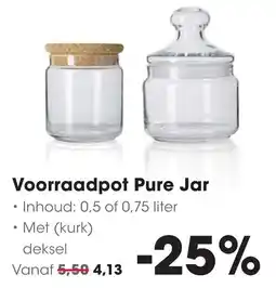 Hanos Voorraadpot Pure Jar aanbieding