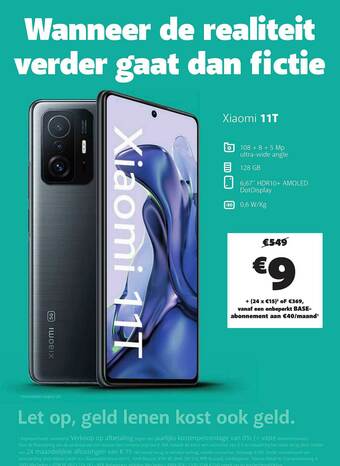 Base Xiaomi 11t aanbieding