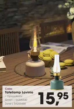 Hanos Calex Tafellamp Lavinio aanbieding