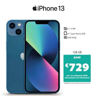 Base Iphone 13 aanbieding