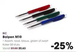 Hanos BIC Balpen M10 aanbieding