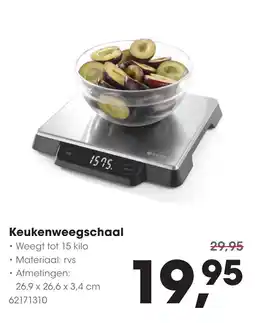 Hanos Keukenweegschaal aanbieding