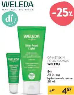 Di Weleda All-in-one hydraterende crème aanbieding