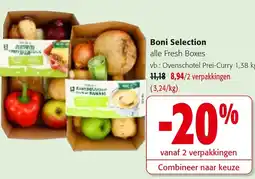 Colruyt Boni Selection alle Fresh Boxes aanbieding