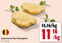 Colruyt Gepaneerde kip Champignon aanbieding