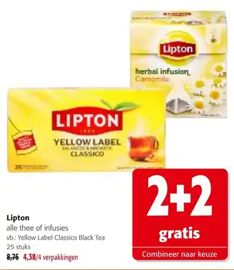 Lipton alle thee of infusies