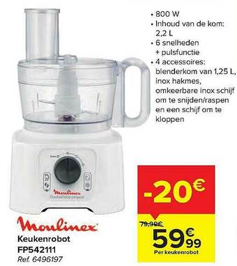 Carrefour Keukenrobot aanbieding