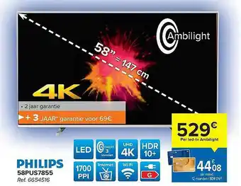 Carrefour Philips Led Tv Ambilight aanbieding