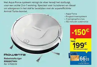 Carrefour Robotstofzuiger aanbieding