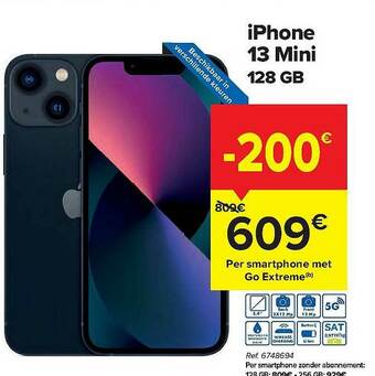 Carrefour Iphone 13 Mini 128 Gb aanbieding