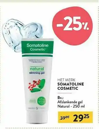 Di Het Merk Somatoline Cosmetic Bv.: Afslankende Gel Natural aanbieding