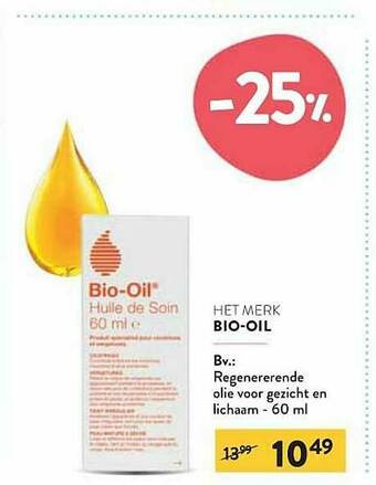 Di Het Merk Bio-oil aanbieding